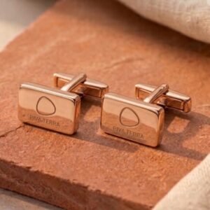 Rivaterra Cufflinks - Rose Gold