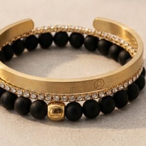 Rivaterra Bracelet Set - Golden